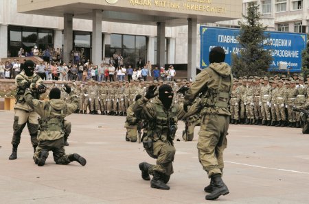 Принятие присяги в КазНУ
